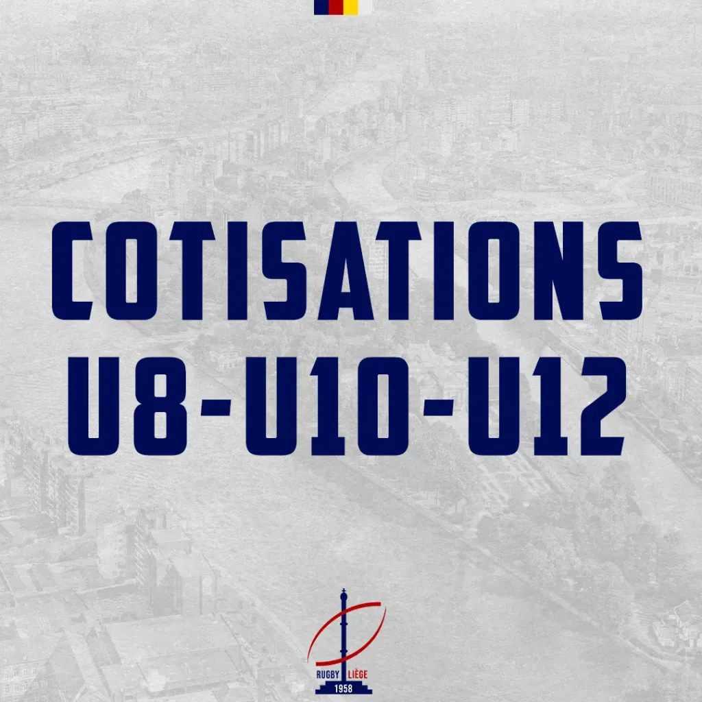 Cotisations U8-U10-U12